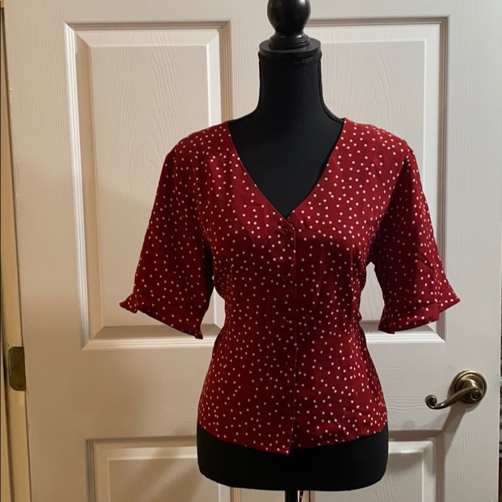 Elodie blouse (polka dots)